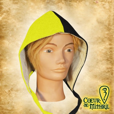 Bonnet Médiéval pour GN bicolore