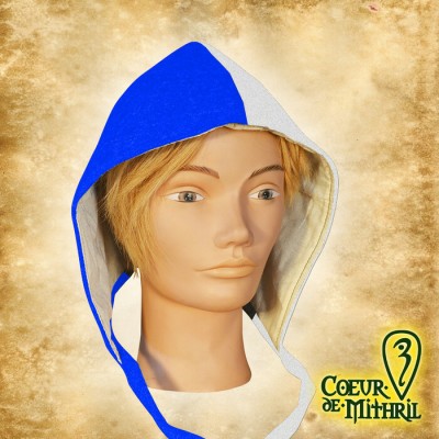 Bonnet Médiéval pour GN bicolore