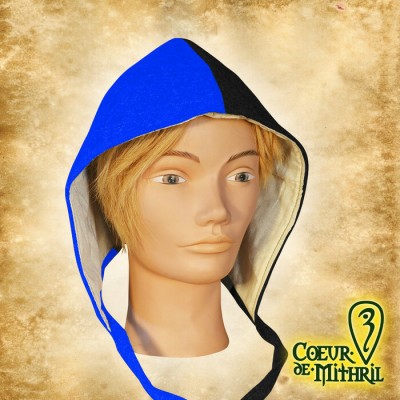 Bonnet Médiéval pour GN bicolore