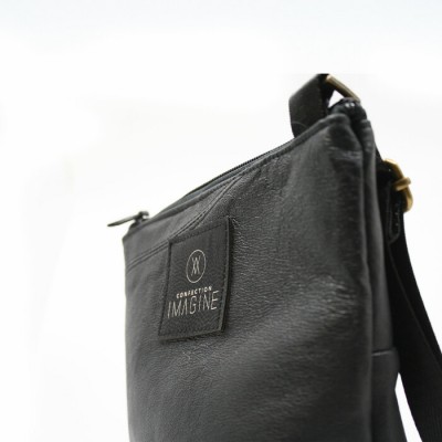 La Mini | Petit sac à main en cuir noir