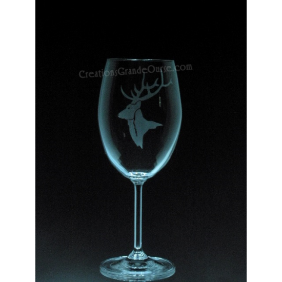 ANI-SW-caribou- 1 verre - prix basé sur verre à...