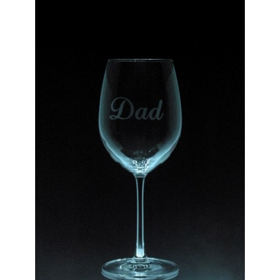 MES-FAM- Dad, 1 verre à vin - prix basé sur le verre à vin 20oz