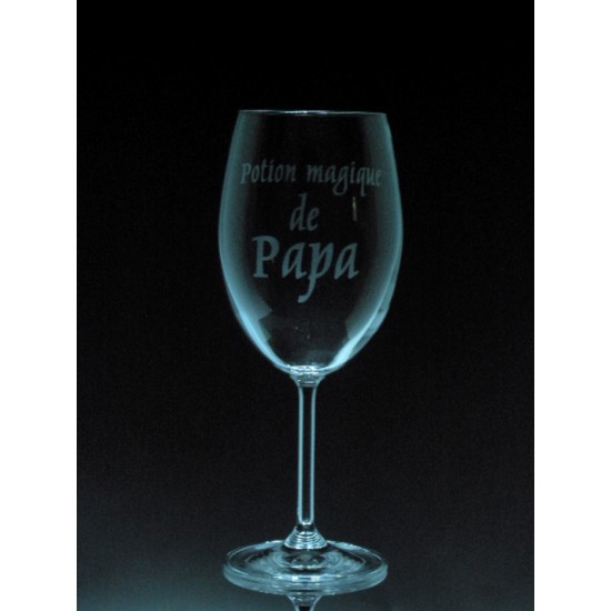 MES-FAM- Potion magique de papa, 1 verre à vin - prix basé sur le verre à vin 20oz