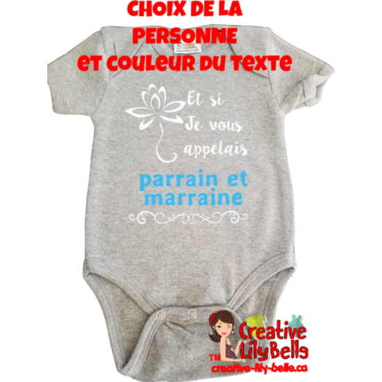 PARRAIN OU MARRAINE FLEUR VOTRE CHOIX 3383