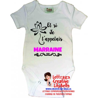 PARRAIN OU MARRAINE FLEUR VOTRE CHOIX 3383
