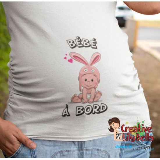 bébé a bord lapin cm 340