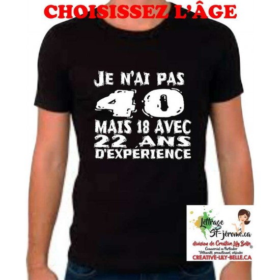 fête anniversaire (choisissez votre age)  4277