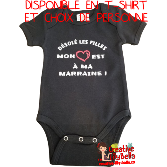 DESOLE FILLE COEUR A (VOTRE CHOIX) 3444