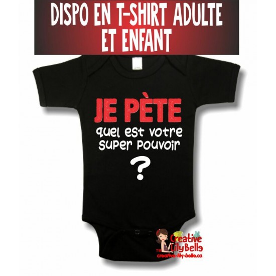 JE PÈTE ENFANT CC3458