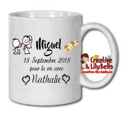 tasse m56 mariage pour la vie 