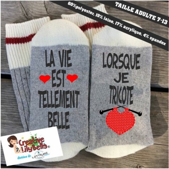 LA VIE EST BELLE QUAND JE TRICOTE BAS64