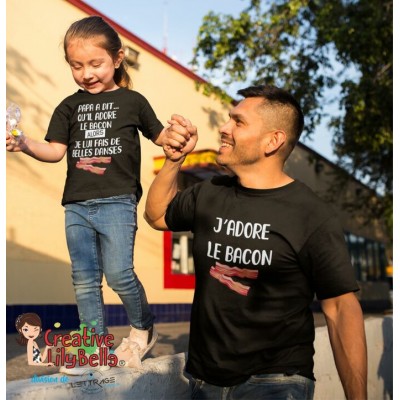 (VOTRE CHOIX) ADORE LE BACON DANSE CC3513
