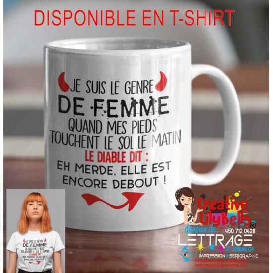 tasse femme diable M69