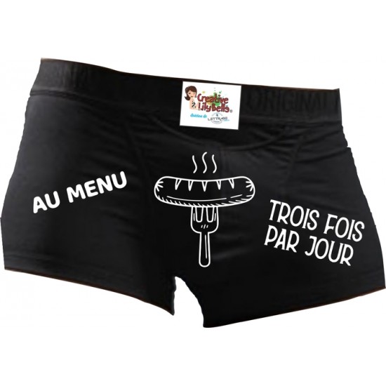 BOXER MENU 3 FOIS PAR JOUR B87