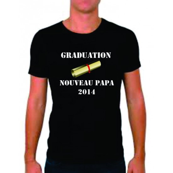 T-SHIRT GRADUATION NOUVEAU PAPA 4007