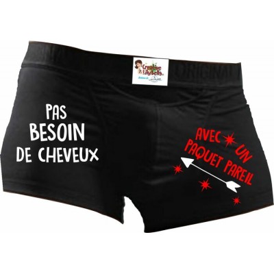pas besoin de cheveux avec paquet pareil b94