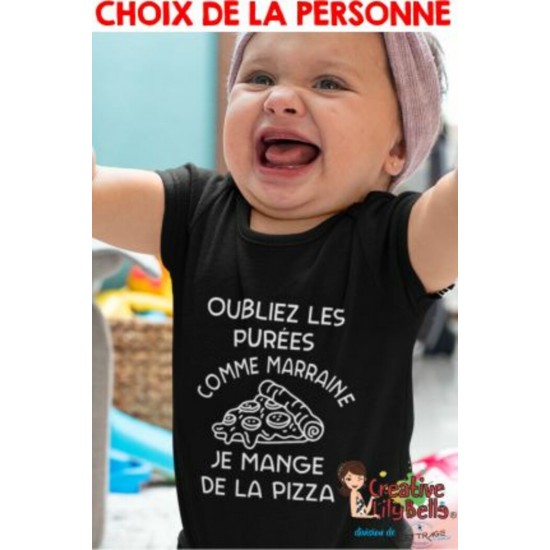 Oubliez les purées je mande de la pizza(VOTRE CHOIX DE PERSONNE) cc3580