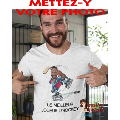 a meilleur joueur HOCKEY ma photo personnalisé...