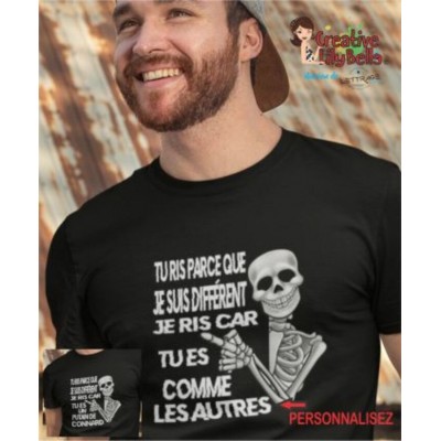 T-SHIRT-DIFFERENT-Comme les autres TS4684