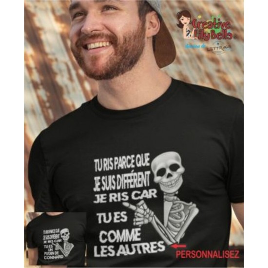 T-SHIRT-DIFFERENT-Comme les autres TS4684