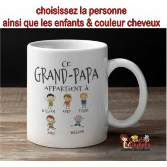 tasse (votre choix) appartient stickman enfants...