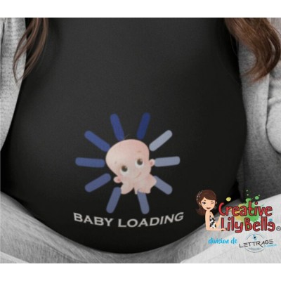 CHANDAIL DE MATERNITÉ BABY LOADING #CM130