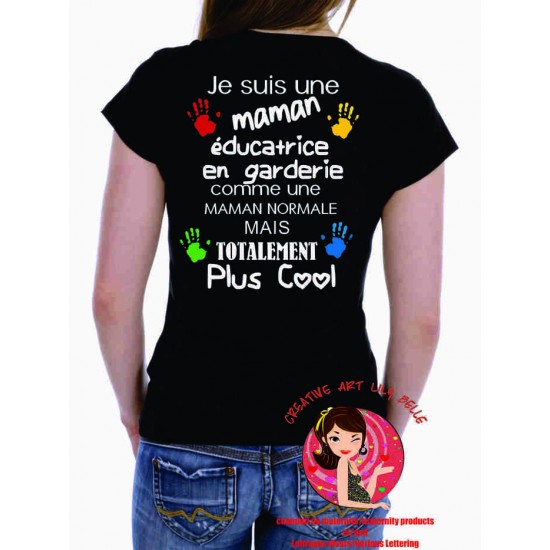 T-SHIRT ÉDUCATRICE GARDERIE 4057