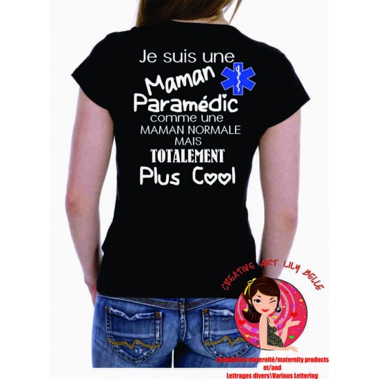 T-SHIRT PARAMEDIC MAMAN 4055