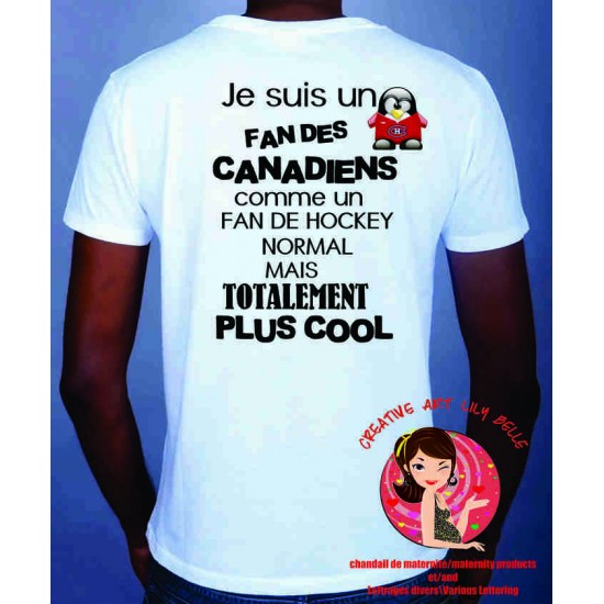 T-shirt Fan Canadien Cool 4084