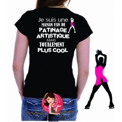 T-SHIRT PATINAGE ARTISTIQUE MAMAN 4095