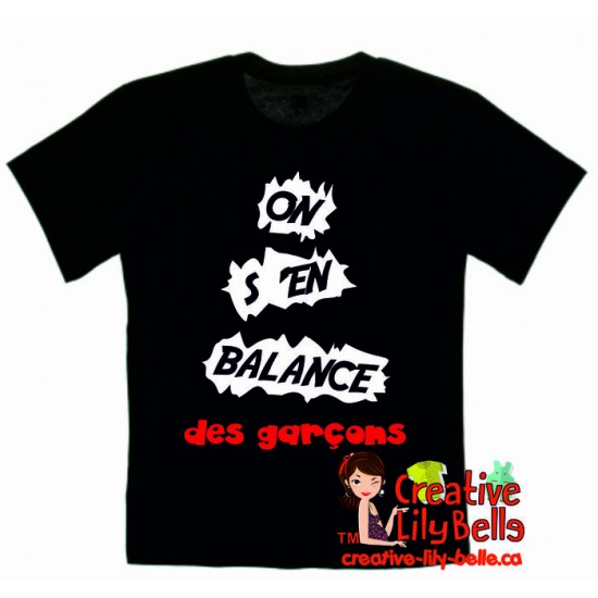 t-shirt balance garçon 3176