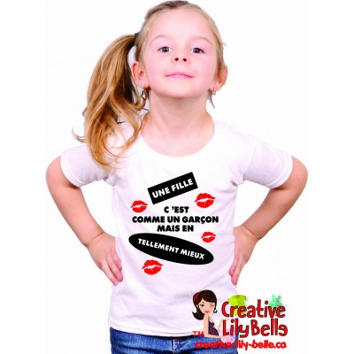 t-shirt ou cache-couche mieux fille 3179