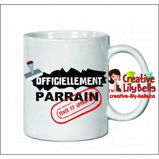 TASSE OFFICIELLEMENT PARRAIN PAPY PAPA M20