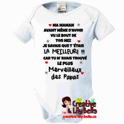 MON PAPA BOUT DU NEZ BÉBÉ DÉJA AU MONDE 3213