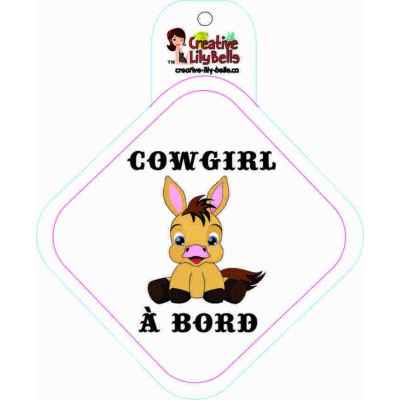 BÉBÉ À BORD COWGIRL SA7