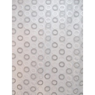 RONDS voilage brodé - 290 cm - 100% polyester -...