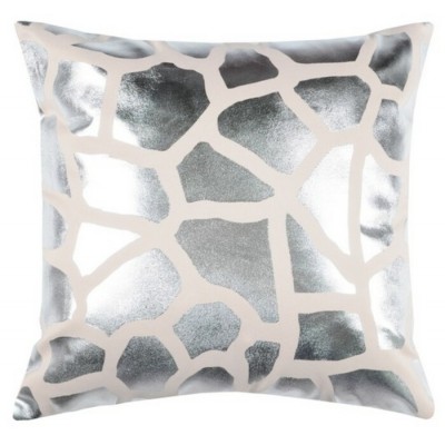 COUSSIN  argent - 40 x 40 cm