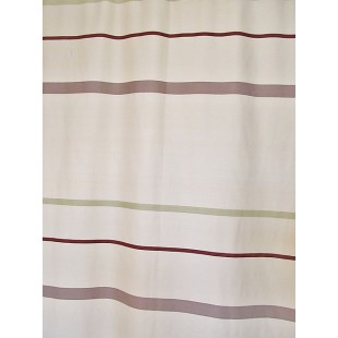 RUE beige -  tissu imprimé 280 cm - 70% polyester...