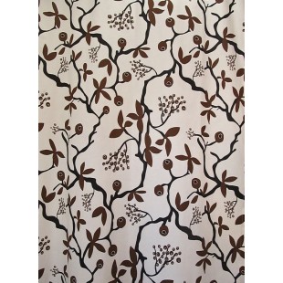 HIDA - tissu imprimé 280 cm - 75% coton 25% lin -...