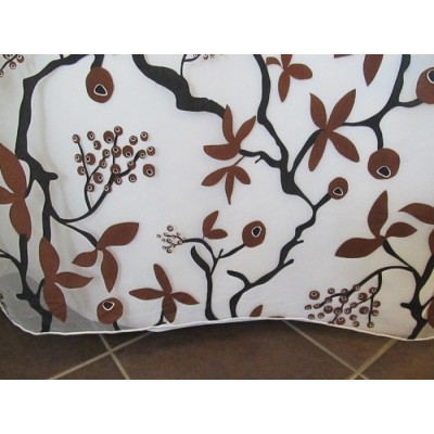 HIDA - tissu imprimé 280 cm - 75% coton 25% lin - vendu au mètre