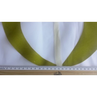 IZA vert - voilage imprimé - 280 cm - 55% polyester 45% viscose - vendu au mètre