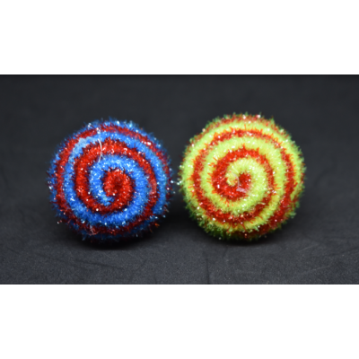 Balles brillantes 4,5 cm - couleurs assortis - sac...