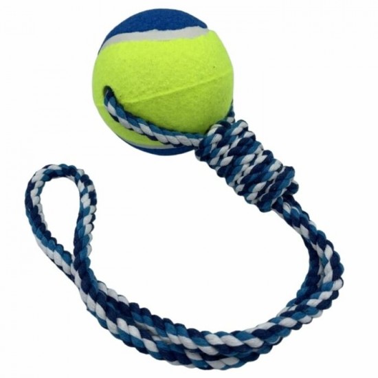 Jouet en corde avec grosse balle de tennis