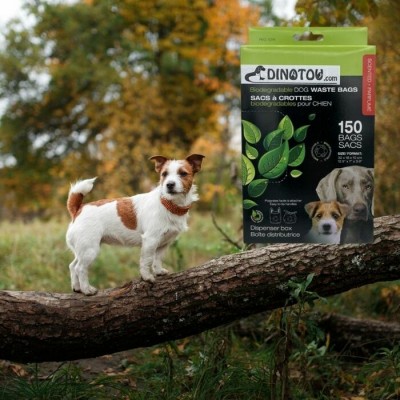 Sacs biodégradables et parfumés pour déjections canines - 150 sacs