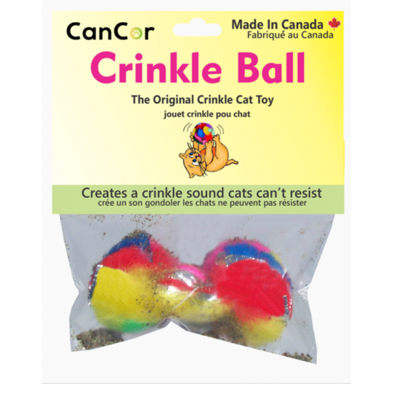 Crinkle DumbBell avec herbe aux chats