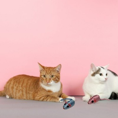Souris en corde pour chats - 5 cm - sacs de 24