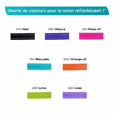 Accouple triple - 1'' X 20" - Choix de couleurs