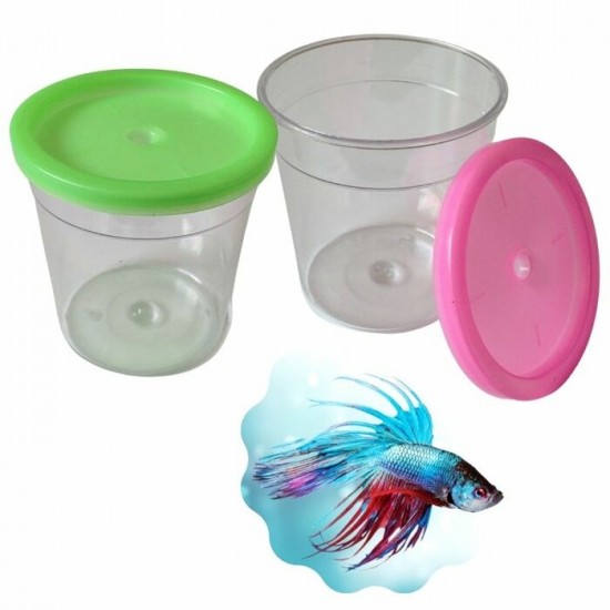 Pot en plastique pour betta - caisse de 100