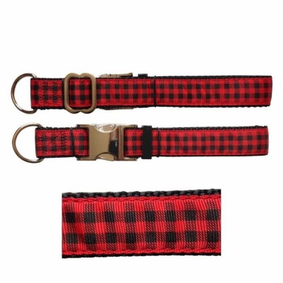 Collier ajustable de luxe avec boucle de métal -...