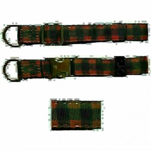 Collier ajustable de luxe avec boucle de métal -...